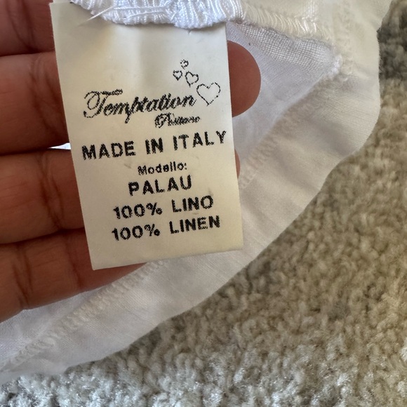 Temptations White Eyelet Ruffled Tunic - Picture 6 of 16